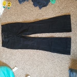 High rise bootcut jeans